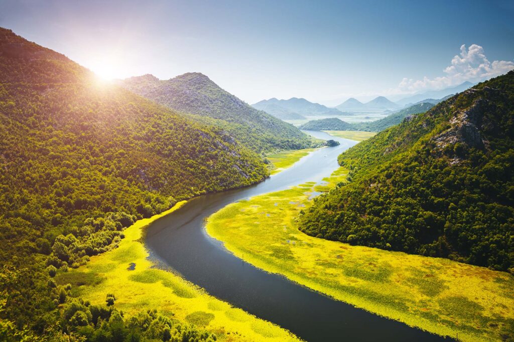 The,Charming,Valley,Of,The,Rijeka,Crnojevica,On,A,Sunny
